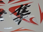 SUZUKI GSX 1300R HAYABUSA  2008 ORANGE DECAL KIT