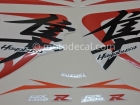 SUZUKI GSX 1300R HAYABUSA  2008 ORANGE DECAL KIT