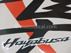 SUZUKI GSX 1300R HAYABUSA  2008 ORANGE DECAL KIT