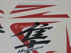 SUZUKI GSX 1300R HAYABUSA  2008 WHITE DECAL KIT