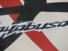 SUZUKI GSX 1300R HAYABUSA  2008 WHITE DECAL KIT