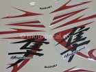 SUZUKI GSX 1300R HAYABUSA  2008 WHITE DECAL KIT