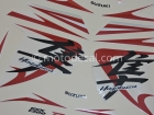 SUZUKI GSX 1300R HAYABUSA  2008 WHITE DECAL KIT