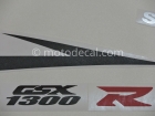 SUZUKI GSX 1300R HAYABUSA 2009 SILVER DECAL KIT