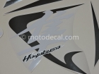 SUZUKI GSX 1300R HAYABUSA 2009 SILVER DECAL KIT