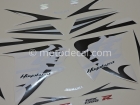 SUZUKI GSX 1300R HAYABUSA 2009 SILVER DECAL KIT