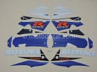 SUZUKI GSX-R 600 2003 BLUE WHITE DECAL KIT