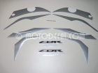 HONDA CBR 1000RR 2009 WHITE DECAL KIT
