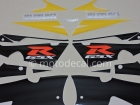 SUZUKI GSX-R 600 2003 BLACK YELLOW DECAL KIT