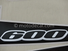 SUZUKI GSX-R 600 2003 BLACK YELLOW DECAL KIT