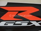 SUZUKI GSX-R 600 2003 BLACK SILVER DECAL KIT