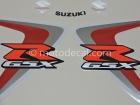 SUZUKI GSX-R 600 2006 RED BLACK DECAL KIT
