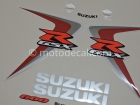 SUZUKI GSX-R 600 2006 RED BLACK DECAL KIT