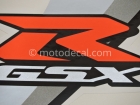 SUZUKI GSX-R 600 2006 SILVER WHITE DECAL KIT