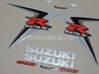 SUZUKI GSX-R 600 2007 RED WHITE DECAL KIT