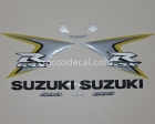 SUZUKI GSX-R 600 2008 YELLOW SILVER DECAL KIT