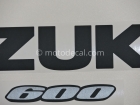 SUZUKI GSX-R 600 2008 YELLOW SILVER DECAL KIT