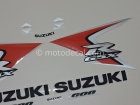 SUZUKI GSX-R 600 2008 ORANGE SILVER DECAL KIT