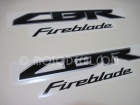 HONDA CBR 1000RR 2010 WHITE BLACK DECAL KIT