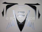 HONDA CBR 1000RR 2010 WHITE BLACK DECAL KIT
