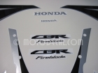 HONDA CBR 1000RR 2010 WHITE BLACK DECAL KIT