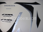 HONDA CBR 1000RR 2010 WHITE BLACK DECAL KIT