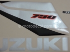 SUZUKI GSX-R 750 2005 YELLOW BLACK DECAL KIT