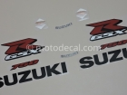 SUZUKI GSX-R 750 2006 BLACK DECAL KIT