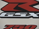 SUZUKI GSX-R 750 2006 BLACK DECAL KIT