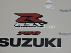 SUZUKI GSX-R 750 2006 BLACK DECAL KIT