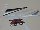 SUZUKI GSX-R 750 2007 BLUE BLACK DECAL KIT