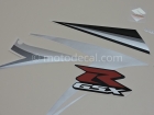 SUZUKI GSX-R 750 2007 BLUE BLACK DECAL KIT