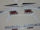 SUZUKI GSX-R 750 2007 BLUE BLACK DECAL KIT