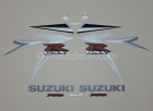 SUZUKI GSX-R 750 2007 BLUE BLACK DECAL KIT