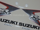SUZUKI GSX-R 750 2008 ORANGE BLACK DECAL KIT