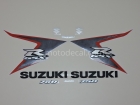SUZUKI GSX-R 750 2008 ORANGE BLACK DECAL KIT