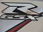 SUZUKI GSX-R 750 2009 WHITE SILVER DECAL KIT