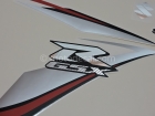 SUZUKI GSX-R 750 2009 WHITE SILVER DECAL KIT