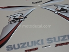 SUZUKI GSX-R 750 2009 WHITE SILVER DECAL KIT