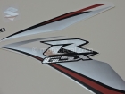 SUZUKI GSX-R 750 2009 WHITE SILVER DECAL KIT