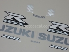 SUZUKI GSX-R 750 2009 BLACK DECAL KIT