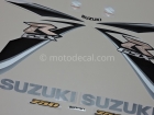 SUZUKI GSX-R 750 2009 BLACK GOLD DECAL KIT