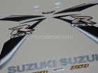 SUZUKI GSX-R 750 2009 BLACK GOLD DECAL KIT