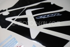 HONDA CBR 600RR 2004 RED DECAL KIT