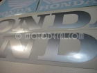 HONDA CBR 600RR 2004 RED DECAL KIT