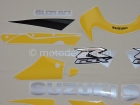 SUZUKI GSX-R 750 2001 YELLOW BLACK DECAL KIT