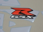 SUZUKI GSX-R 600 2002 BLUE WHITE DECAL KIT