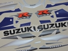 SUZUKI GSX-R 600 2002 BLUE SILVER DECAL KIT