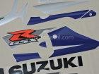 SUZUKI GSX-R 600 2002 BLUE SILVER DECAL KIT