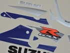 SUZUKI GSX-R 600 2002 BLUE SILVER DECAL KIT